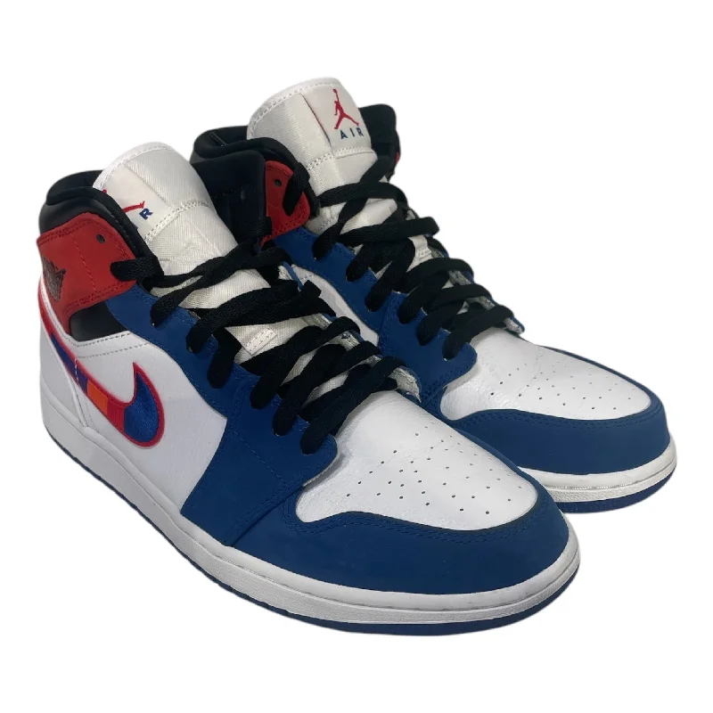 NIKE/Hi-Sneakers/US 10.5/Cotton/BLU/Air Jordan 1 Mid SE