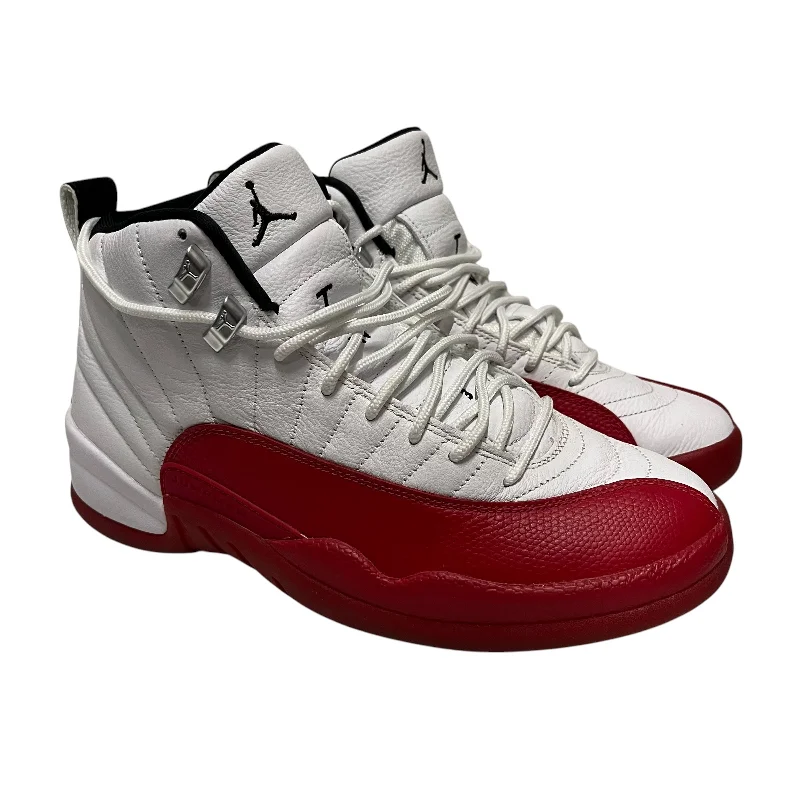 Jordan/Hi-Sneakers/US 9/Leather/WHT/Jordan 12 Retro Cherry