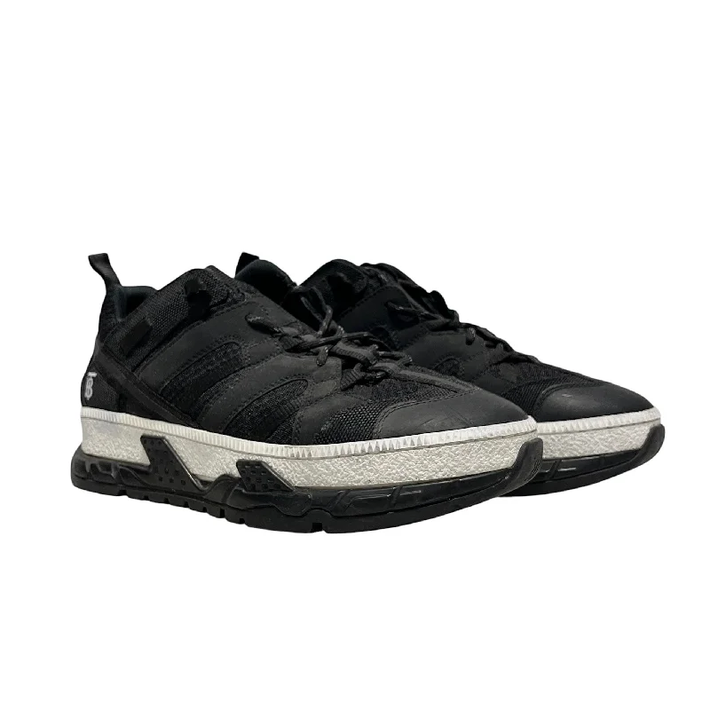 BURBERRY LONDON/Low-Sneakers/EU 42/Cotton/BLK/