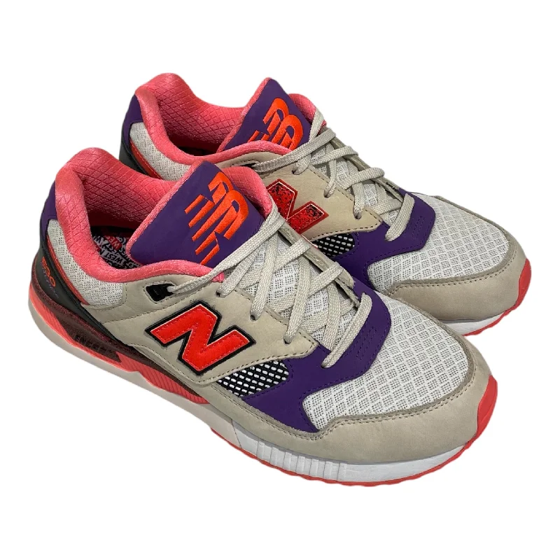 NEW BALANCE/Low-Sneakers/US 9.5/Leather/CRM/