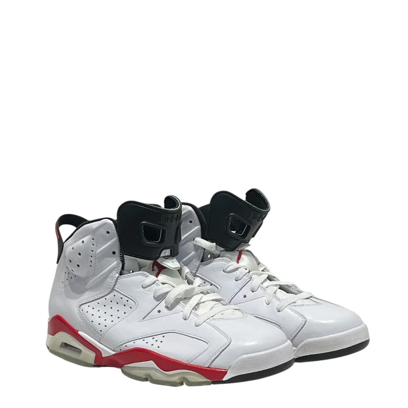 Jordan/Hi-Sneakers/US 11.5/Leather/WHT/jordan 6 bulls varsity red