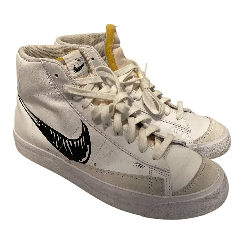 NIKE/Hi-Sneakers/US 10/White/BLAZER NID VNTG 77/CW7580-101