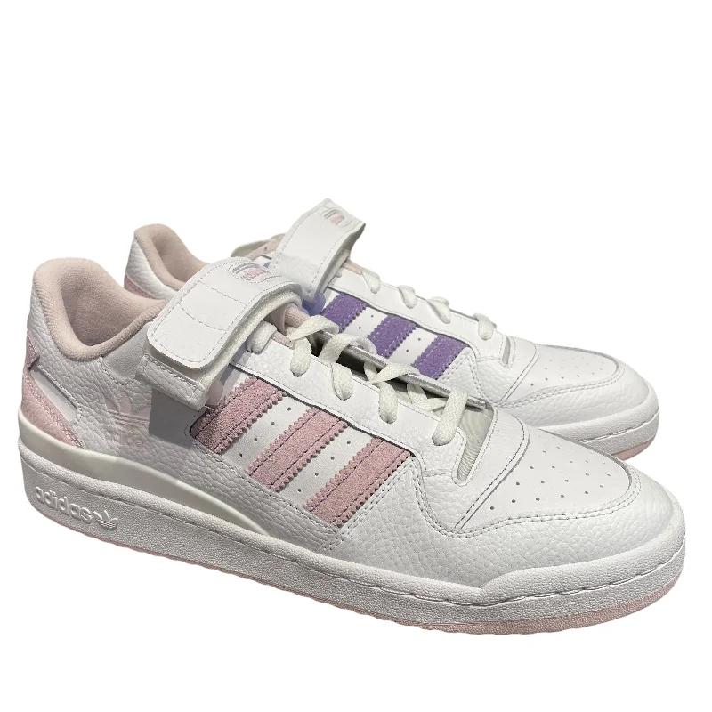 adidas/Low-Sneakers/US 12/Cotton/PNK/forum low