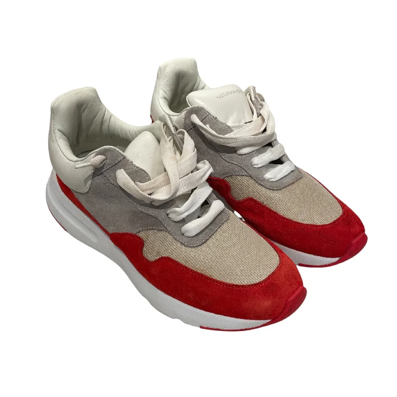 Alexander McQueen/Low-Sneakers/EU 44/Leather/RED/