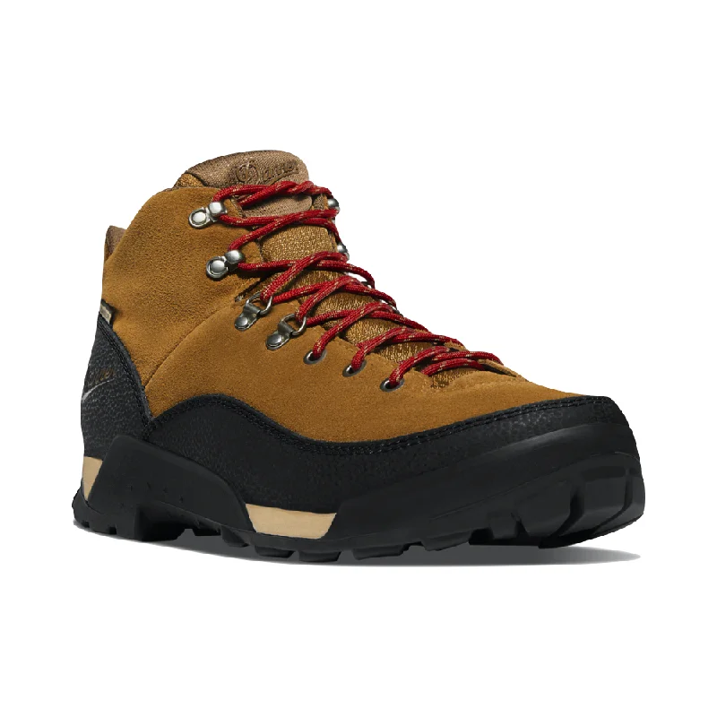 Danner Men's Panorama Mid Waterproof Hiker (Brown/Red)