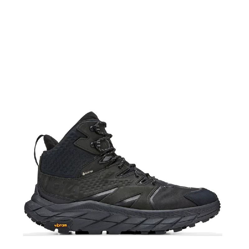 Hoka Men's Anacapa Mid GTX Waterproof Leather Hiker (Black)