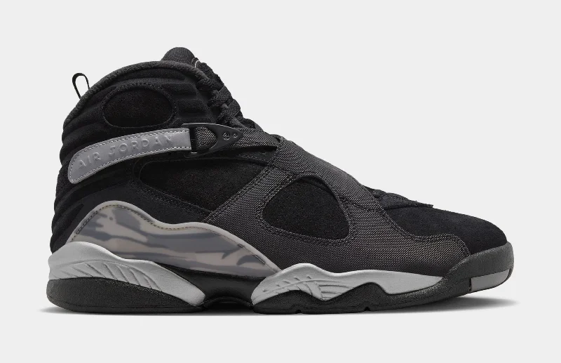 Air Jordan 8 Retro Winterized Gunsmoke Mens Lifestyle Shoes (Black/Grey) Free Shipping