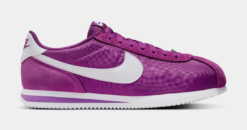 Cortez TXT Mens Lifestyle Shoes (Purple/White)