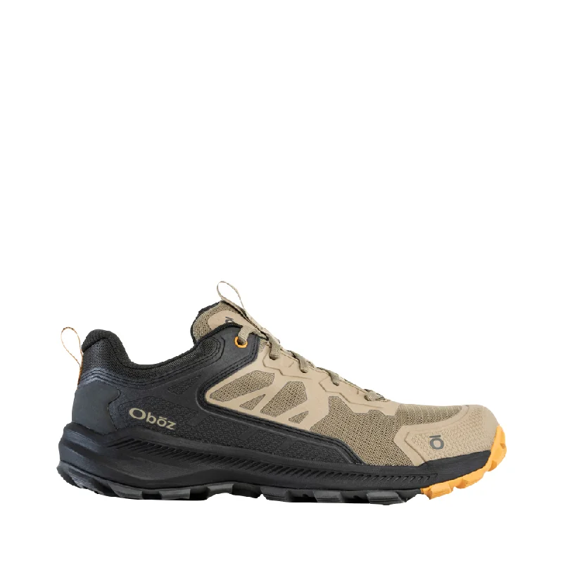 Oboz Men's Katabatic Low Hiker in Thicket Tan/Black