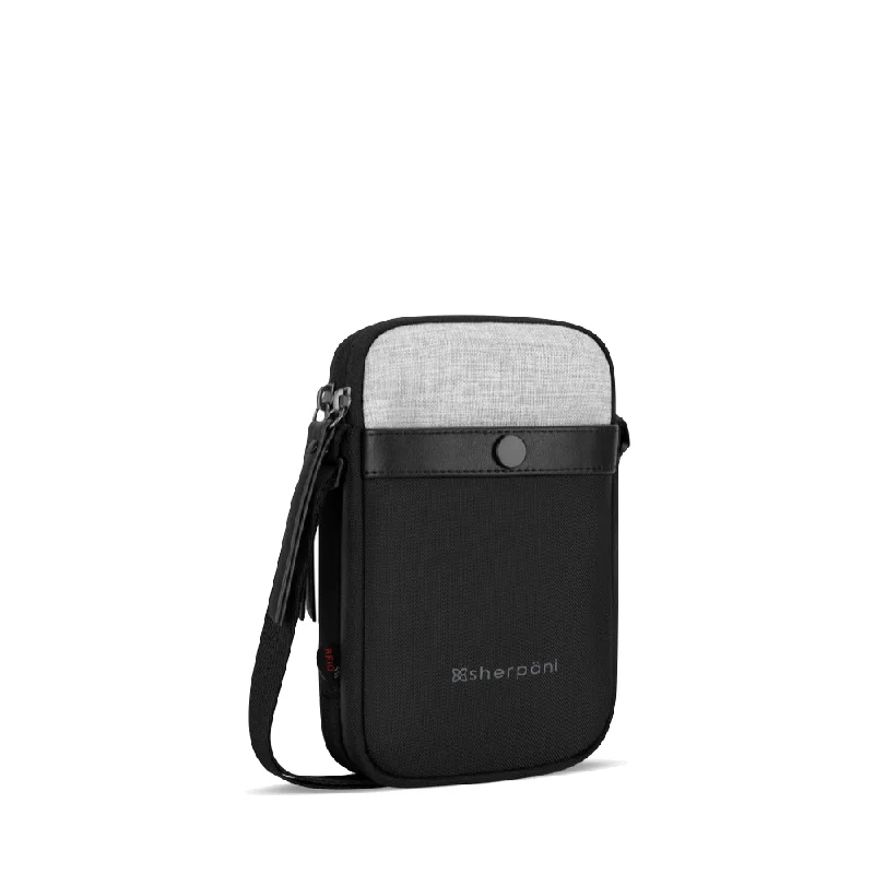 Sherpani Simplicity Anti-Theft Crossbody Wallet in Sterling Grey