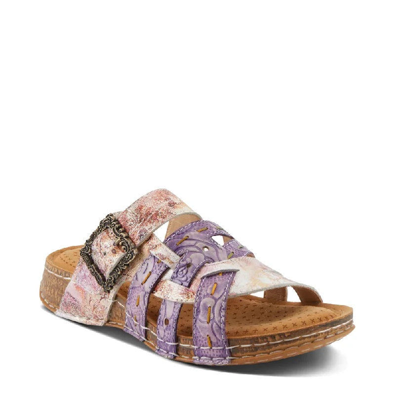 Spring Step Women's Calamityjay Slide Sandal (Purple Multi)